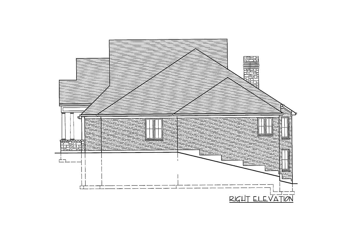 Plan 39192ST: Expandable House Plan with Optionally Finished Lower Level - Image #13 - Southern, Traditional
