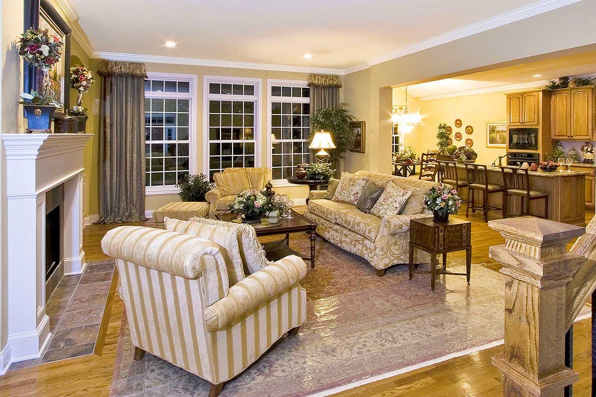 Plan 39193ST: Master Suite with Covered Porch Access - Image #6 - Country, Traditional
