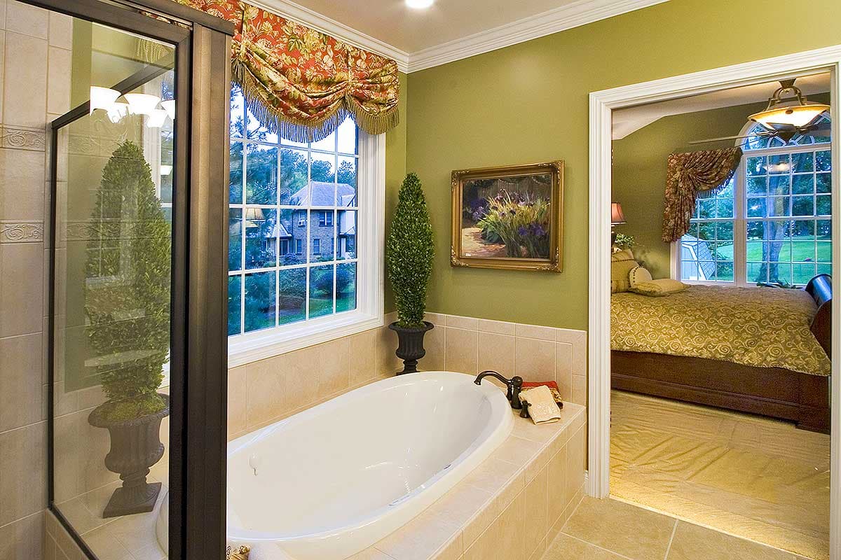 Plan 39193ST: Master Suite with Covered Porch Access - Image #10 - Country, Traditional