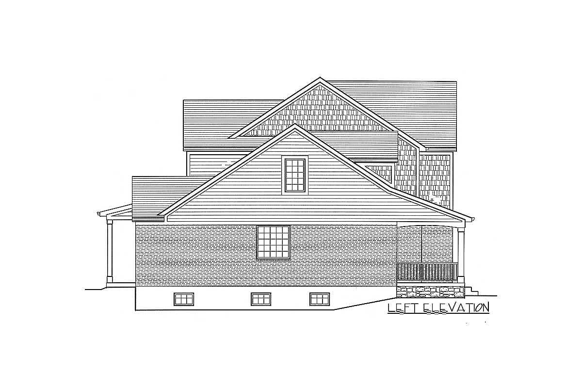 Plan 39193ST: Master Suite with Covered Porch Access - Image #13 - Country, Traditional