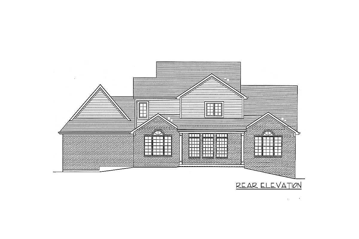 Plan 39193ST: Master Suite with Covered Porch Access - Image #14 - Country, Traditional
