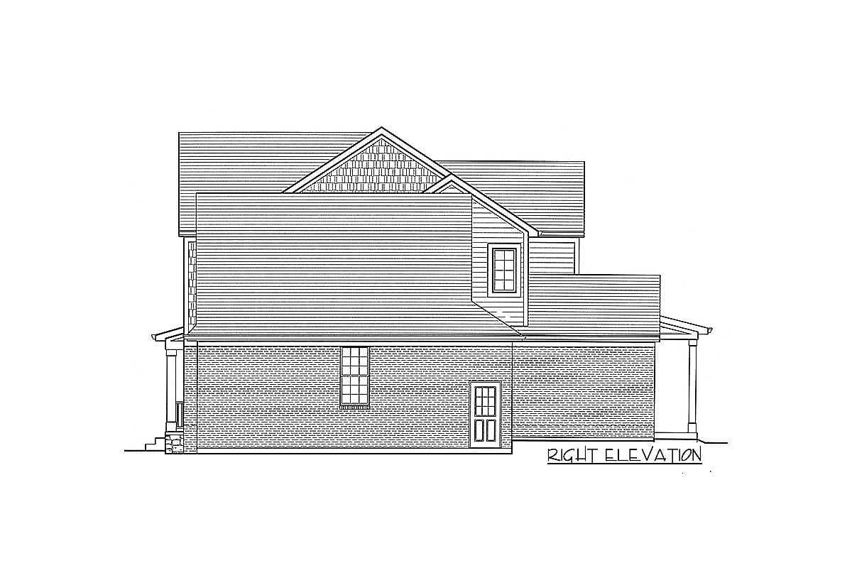 Plan 39193ST: Master Suite with Covered Porch Access - Image #15 - Country, Traditional