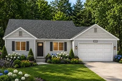 Craftsman Inspired Traditional House Plan with Three Bedrooms