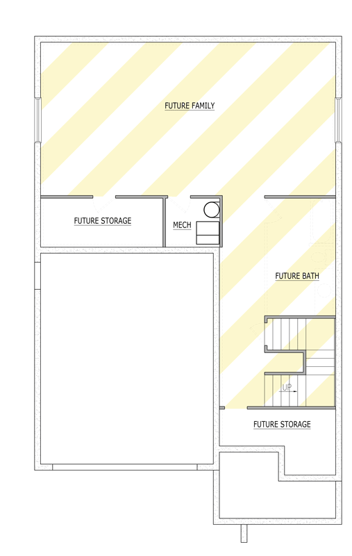 Plan 849133PGE: Craftsman Cottage House Plan with Three Bedrooms and Flexible Space - Floor Plan - Optionally Finished Basement - Cottage, Craftsman, Farmhouse