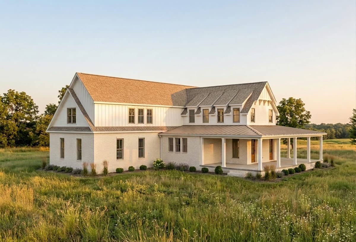 Plan 930007TLR: Modern Farmhouse House Plan with 3 Bedrooms and Wraparound Porch - Image #3 - Modern Farmhouse, New American, Transitional