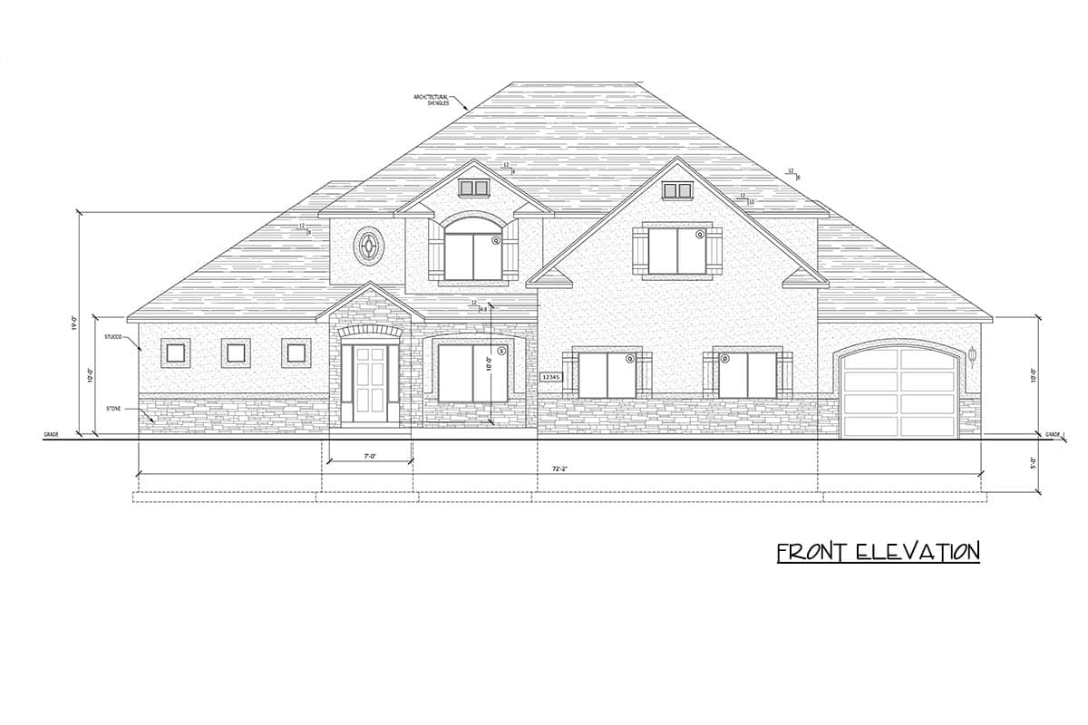 Plan 849134PGE: Three Bedroom Craftsman Cottage House Plan with Two Car Garage - Image #3 - Cottage, Craftsman, Traditional