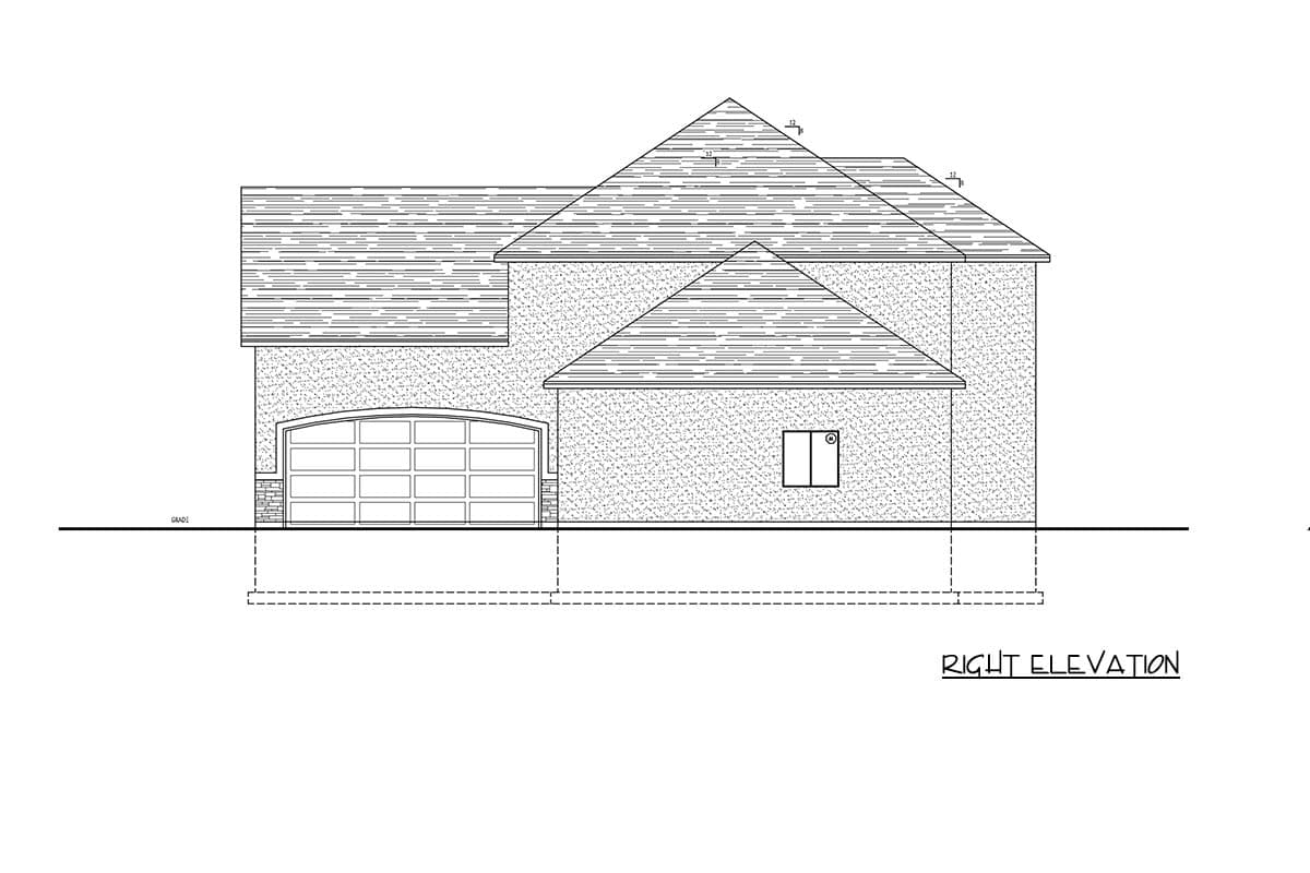 Plan 849134PGE: Three Bedroom Craftsman Cottage House Plan with Two Car Garage - Image #6 - Cottage, Craftsman, Traditional