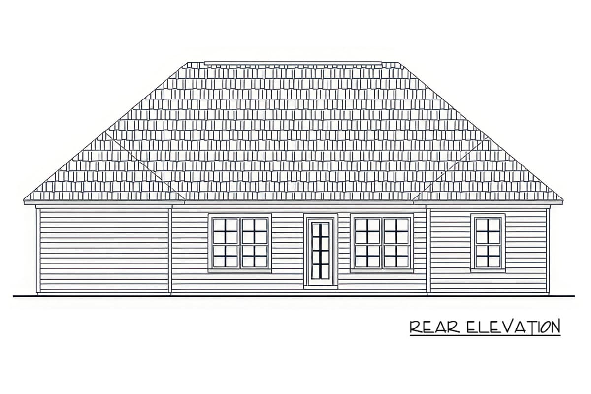Plan 51394MM: Modern Farmhouse House Plan with 3 Bedrooms and 2-Car Garage - Image #2 - Country, Farmhouse, Modern Farmhouse, Traditional
