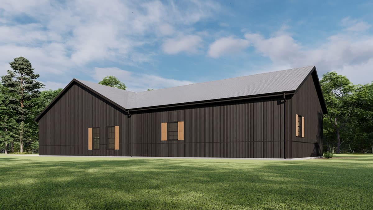 Plan 777077MTL: Modern Barndominium House Plan with 3-Car RV Garage and Workshop - Image #6 - Barndominium, Country, Modern Farmhouse
