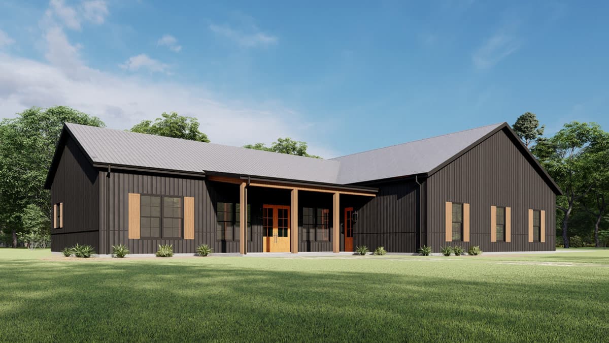 Plan 777077MTL: Modern Barndominium House Plan with 3-Car RV Garage and Workshop - Image #8 - Barndominium, Country, Modern Farmhouse