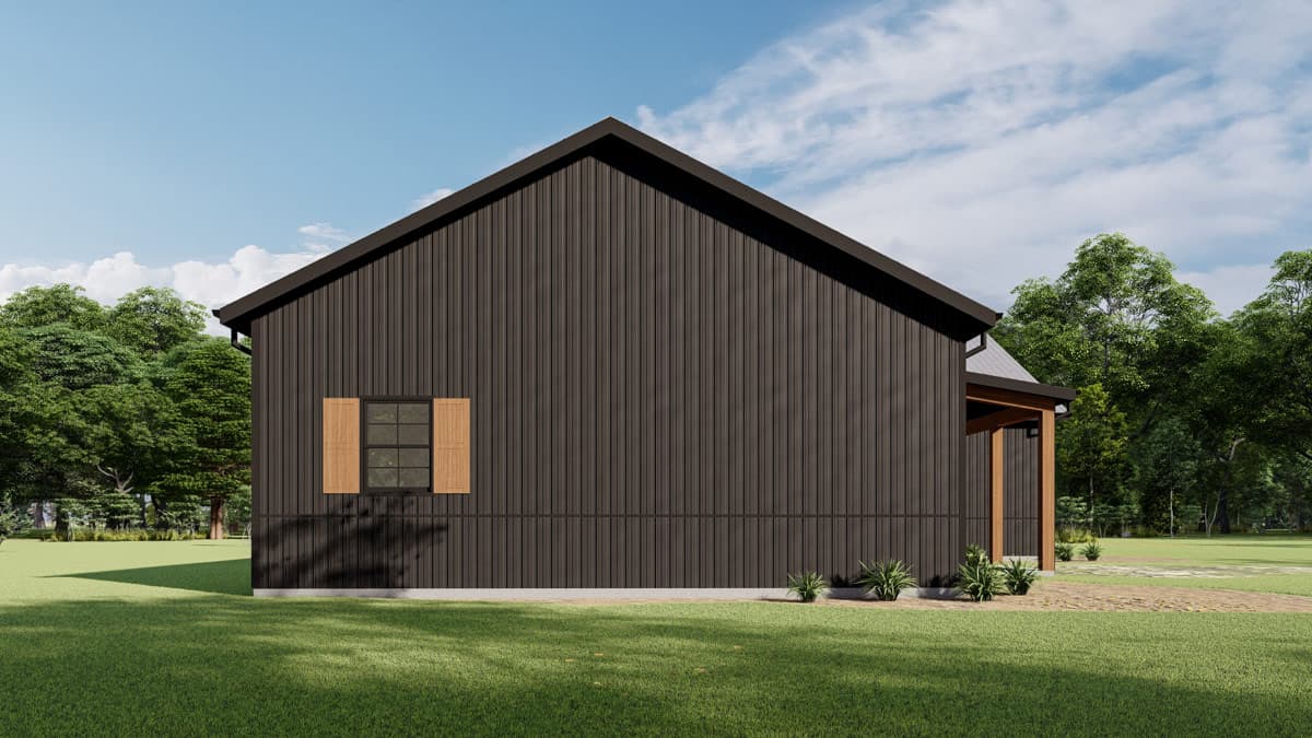 Plan 777077MTL: Modern Barndominium House Plan with 3-Car RV Garage and Workshop - Image #7 - Barndominium, Country, Modern Farmhouse