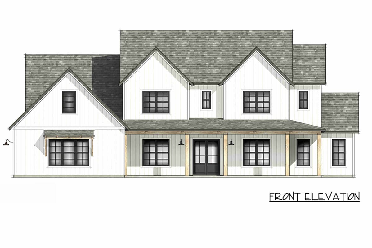 Plan 818214JSS: Modern Farmhouse House Plan with 4 Bedrooms and Expansive Bonus Space - Image #5 - Country, Craftsman, Farmhouse, Modern Farmhouse