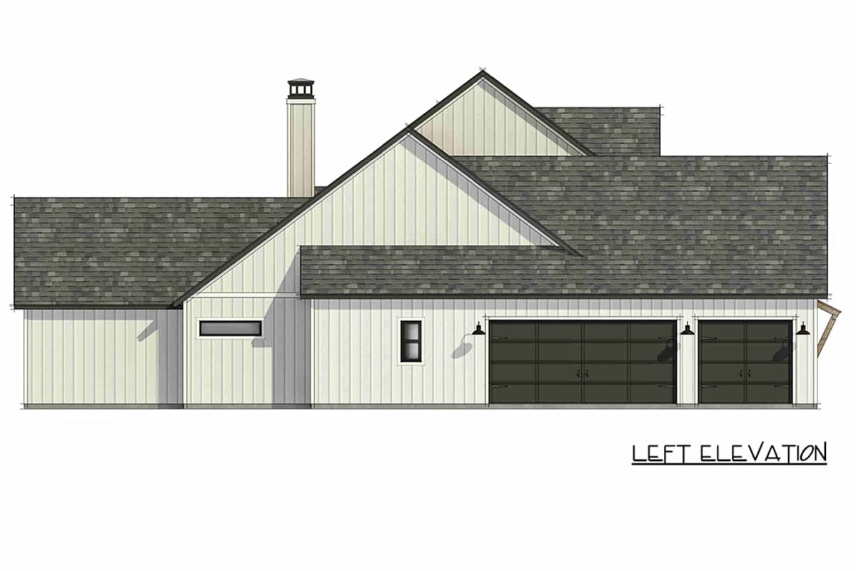 Plan 818214JSS: Modern Farmhouse House Plan with 4 Bedrooms and Expansive Bonus Space - Image #6 - Country, Craftsman, Farmhouse, Modern Farmhouse