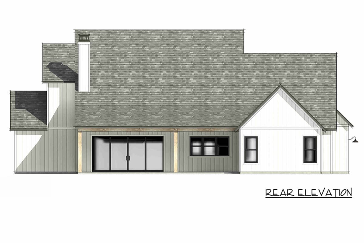 Plan 818214JSS: Modern Farmhouse House Plan with 4 Bedrooms and Expansive Bonus Space - Image #7 - Country, Craftsman, Farmhouse, Modern Farmhouse