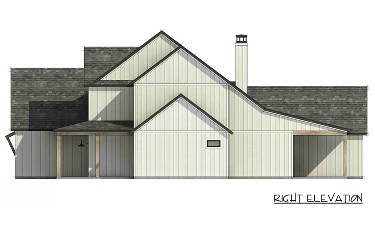 Plan 818214JSS: Modern Farmhouse House Plan with 4 Bedrooms and Expansive Bonus Space - Image #8 - Country, Craftsman, Farmhouse, Modern Farmhouse