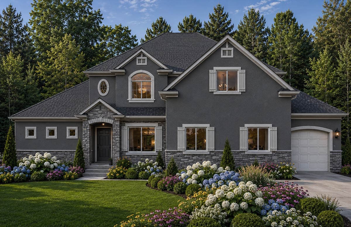 Plan 849135PGE: Traditional Craftsman House Plan with Five Bedrooms and Three-Car Garage - Image #3 - Craftsman, European, Traditional