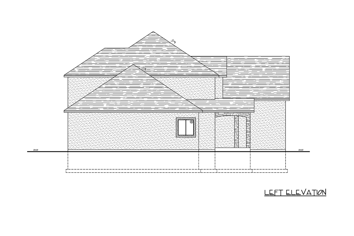 Plan 849135PGE: Traditional Craftsman House Plan with Five Bedrooms and Three-Car Garage - Image #5 - Craftsman, European, Traditional
