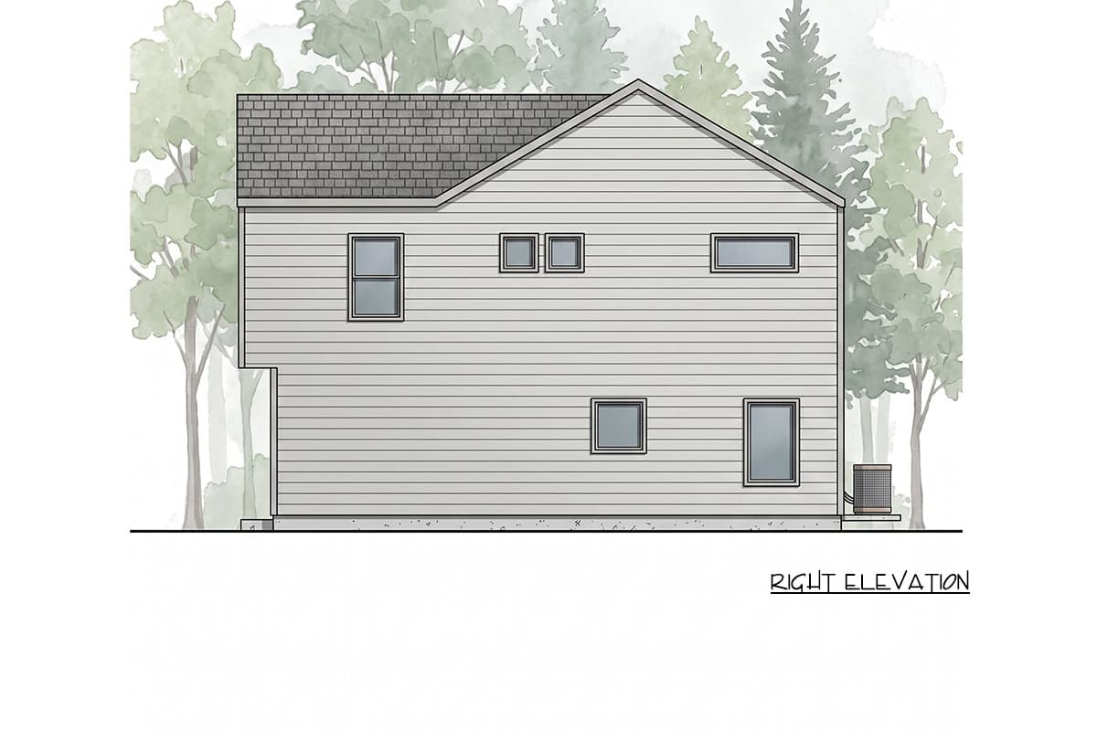 Plan 100376GHR: Transitional Farmhouse Multifamily Plan with Distinct Residential Units - Image #4 - Modern Farmhouse, Transitional