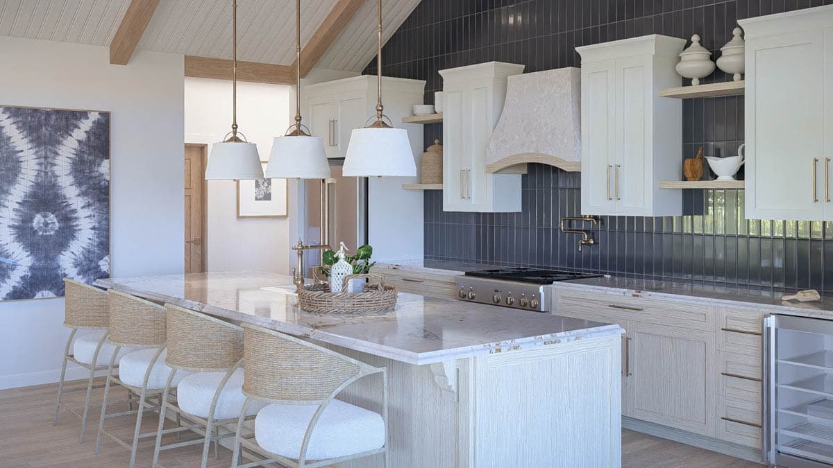 Plan 623660DJ: Charming Beach Cottage House Plan with Wraparound Porch and Two Bedrooms - Image #15 - Beach, Cottage, Country