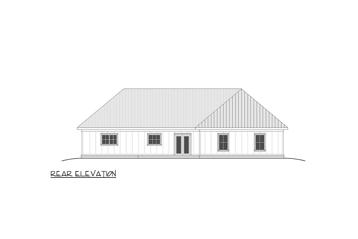 Plan 810066RBT: Modern Farmhouse House Plan with Split Bedrooms and 2-Car Garage - Image #9 - Barndominium, Country, Farmhouse, New American, Traditional