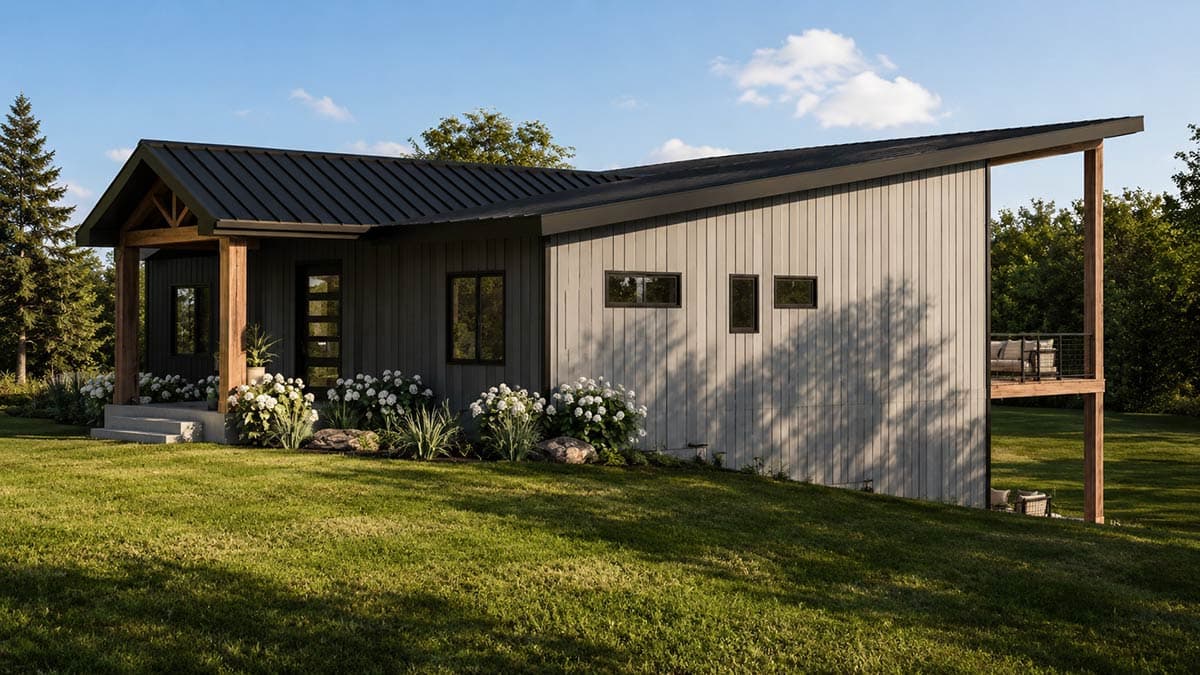 Plan 135456GRA: Modern Contemporary House Plan Featuring Two Primary Suites and Expansive Decking - Image #3 - Contemporary, Country, Craftsman, Mountain, New American