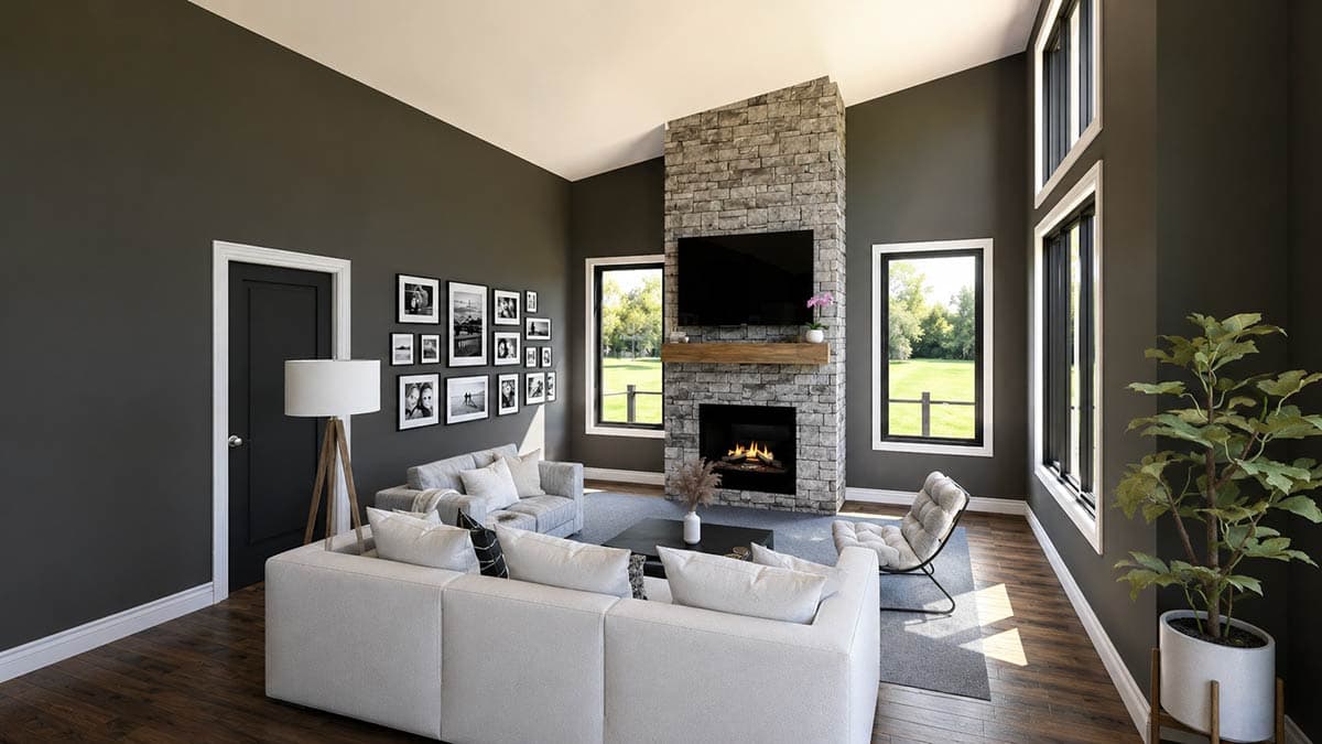 Plan 135456GRA: Modern Contemporary House Plan Featuring Two Primary Suites and Expansive Decking - Image #7 - Contemporary, Country, Craftsman, Mountain, New American