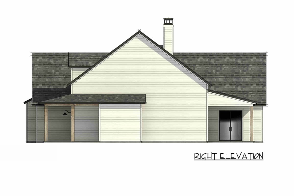 Plan 818215JSS: Modern Farmhouse House Plan with 4 Bedrooms and Main Level Master Suite - Image #7 - Country, Craftsman, Farmhouse, Modern Farmhouse