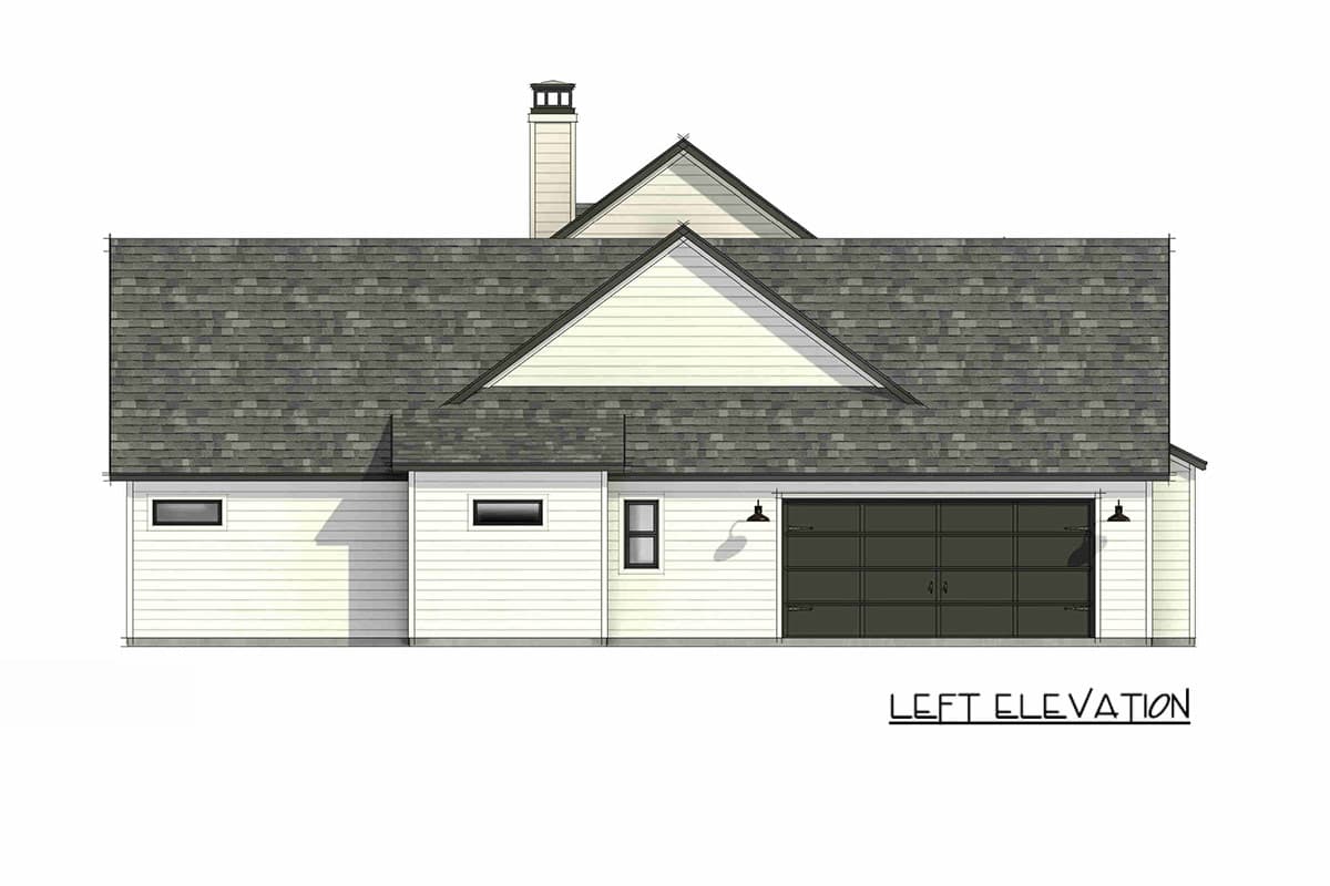 Plan 818215JSS: Modern Farmhouse House Plan with 4 Bedrooms and Main Level Master Suite - Image #5 - Country, Craftsman, Farmhouse, Modern Farmhouse