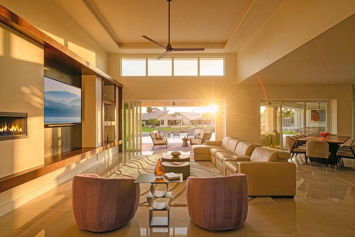 Plan 33282ZR: Modern Coastal Contemporary House Plan with 4 Bedrooms and 4 Car Garage - Image #6 - Coastal Contemporary, Contemporary, Modern