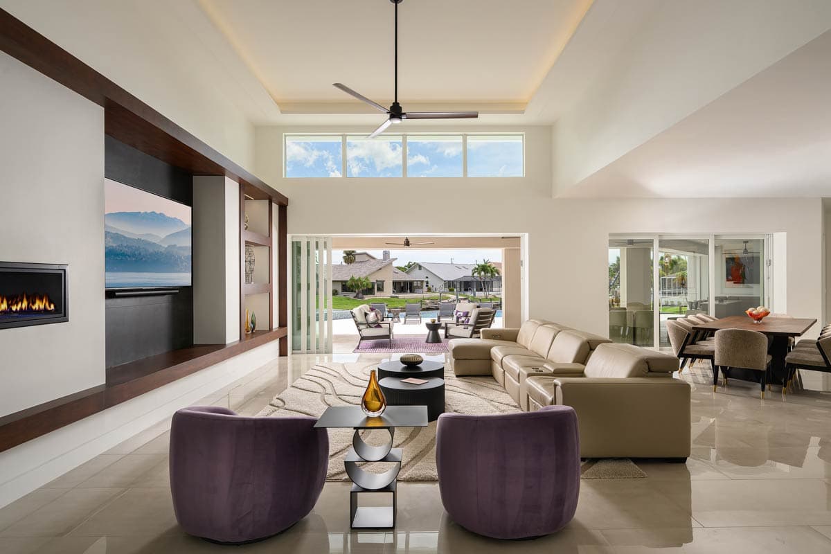Plan 33282ZR: Modern Coastal Contemporary House Plan with 4 Bedrooms and 4 Car Garage - Image #8 - Coastal Contemporary, Contemporary, Modern