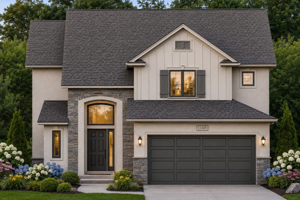 Plan image - 849138PGE:Craftsman Inspired House Plan with Three Bedrooms and Upstairs Laundry