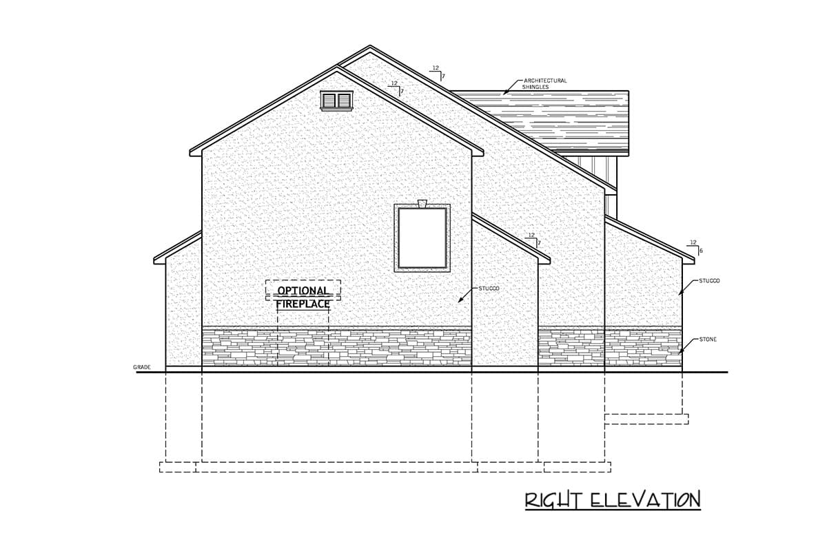 Plan 849138PGE: Craftsman Inspired House Plan with Three Bedrooms and Upstairs Laundry - Image #6 - Craftsman, Traditional