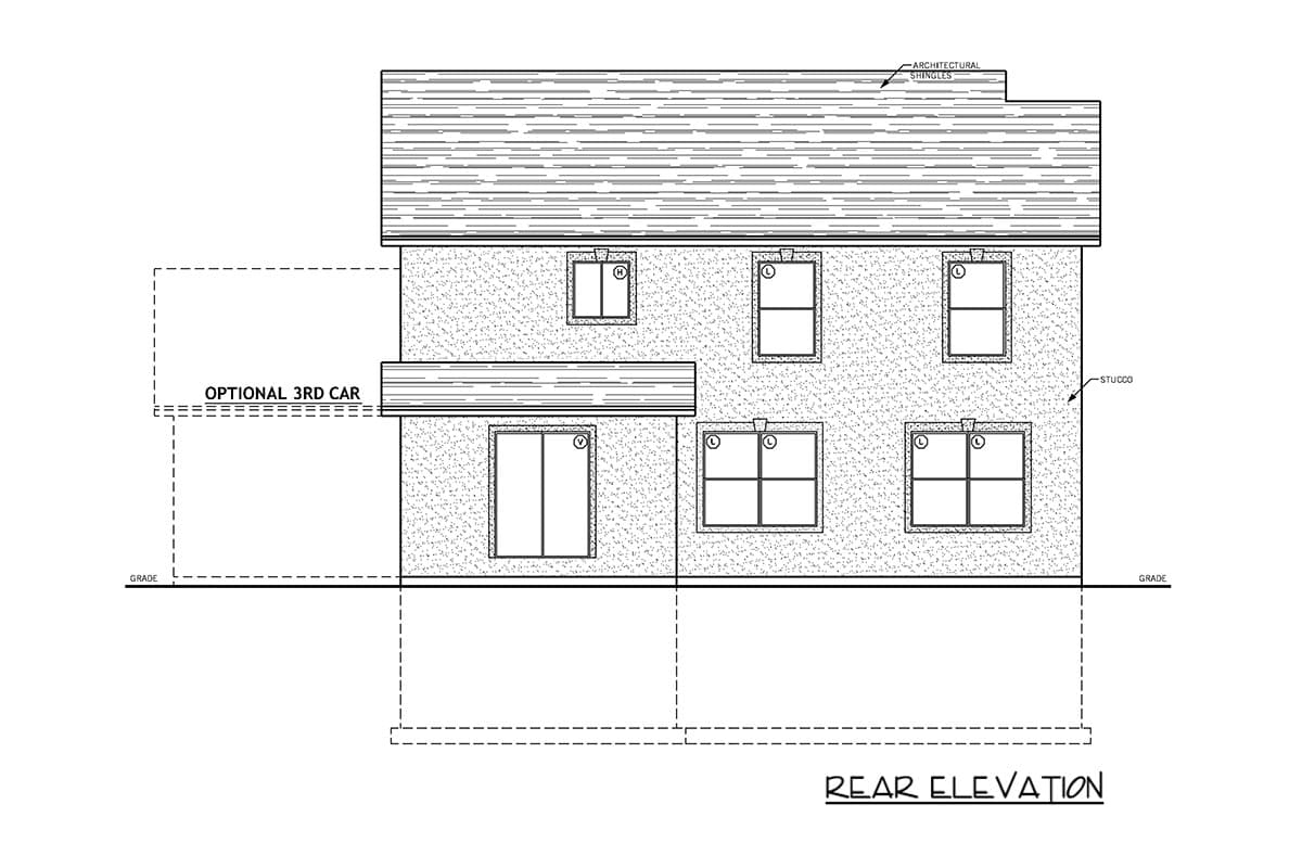 Plan 849138PGE: Craftsman Inspired House Plan with Three Bedrooms and Upstairs Laundry - Image #5 - Craftsman, Traditional