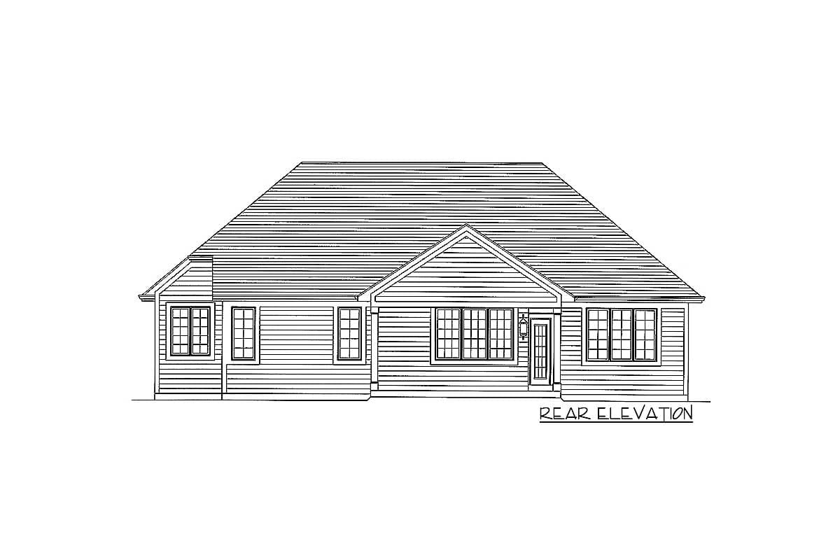 Plan 39215ST: Eye-Pleasing House Plan with Flex Room - 1718 Sq Ft - Image #4 - Craftsman, Northwest, Ranch, Traditional