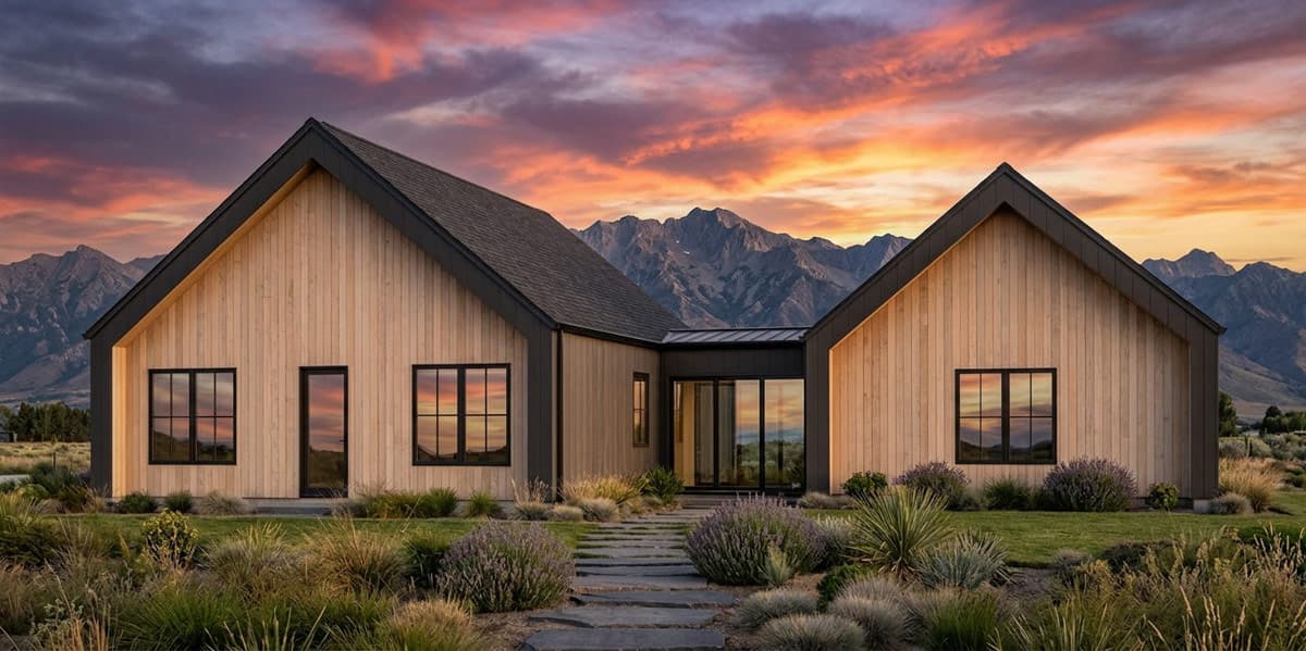 Plan 818216JSS: Modern Scandinavian Mountain House Plan with Three Bedrooms and Sunroom - Image #2 - Contemporary, Modern, Mountain, Scandinavian