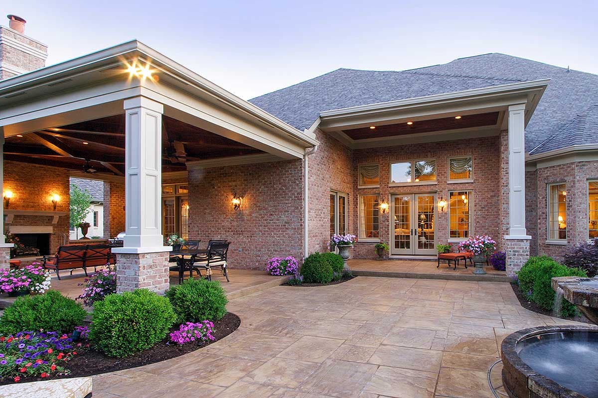 Plan 39221ST: Master Down with Great Outdoor Spaces - Image #15 - European, Traditional