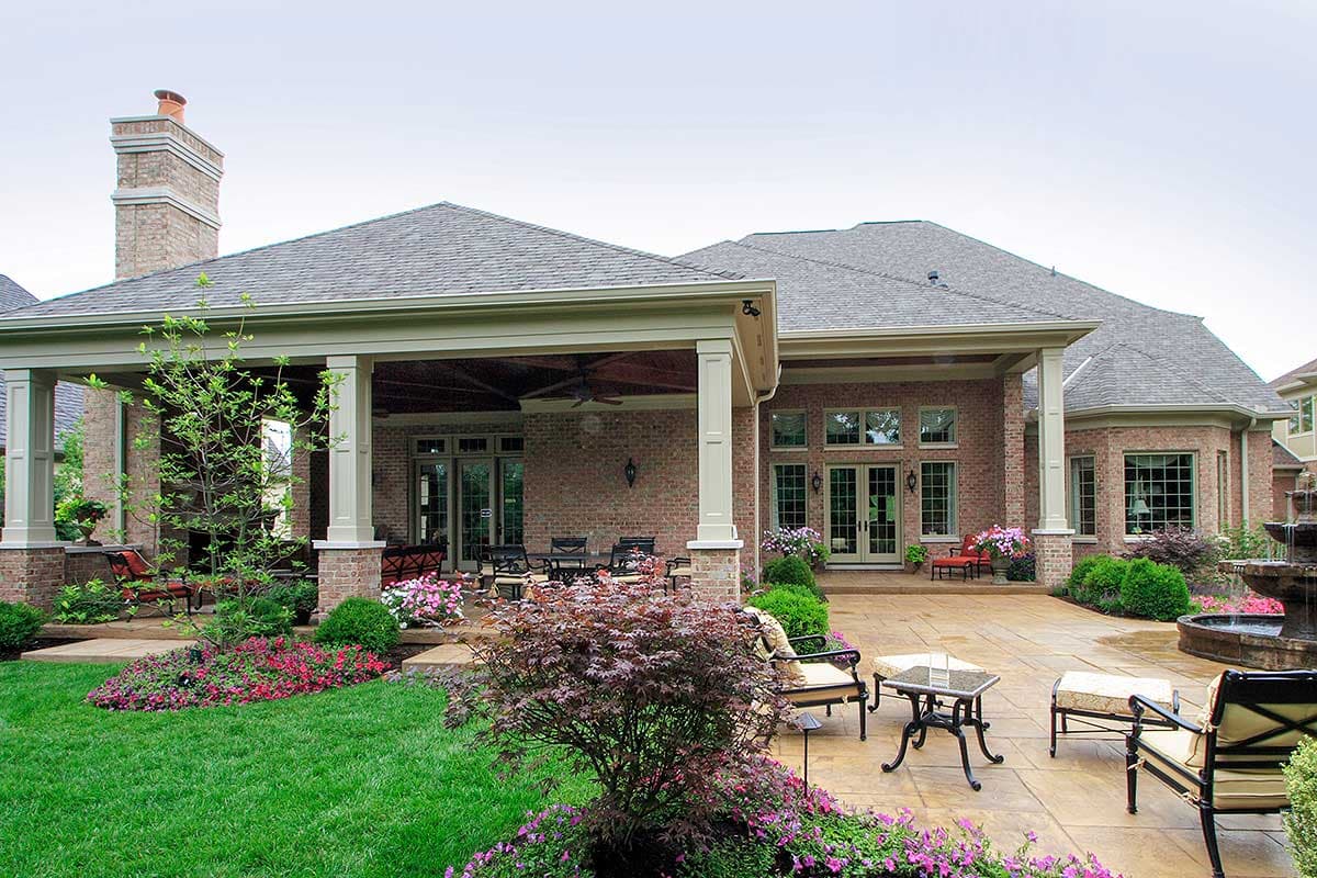 Plan 39221ST: Master Down with Great Outdoor Spaces - Image #16 - European, Traditional