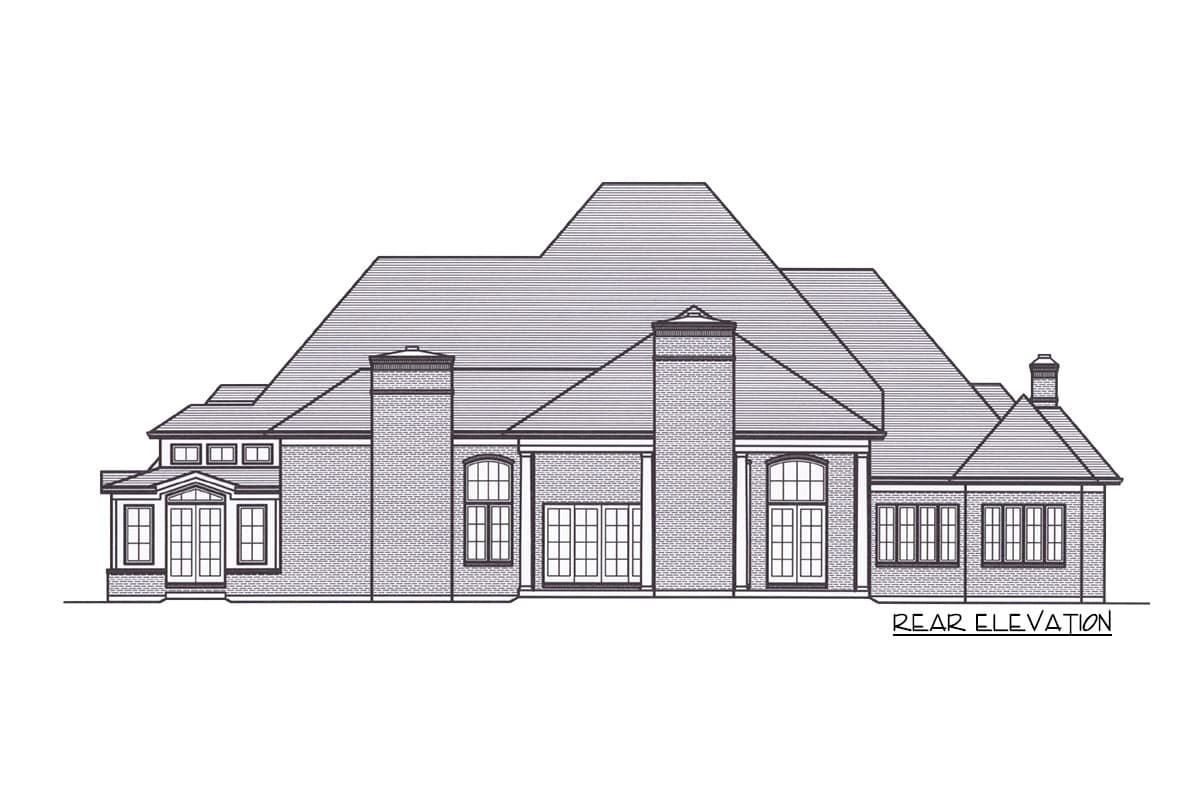 Plan 39222ST: 4 Bedroom House Plan with Classic Exterior - Image #24 - European, French Country, Traditional