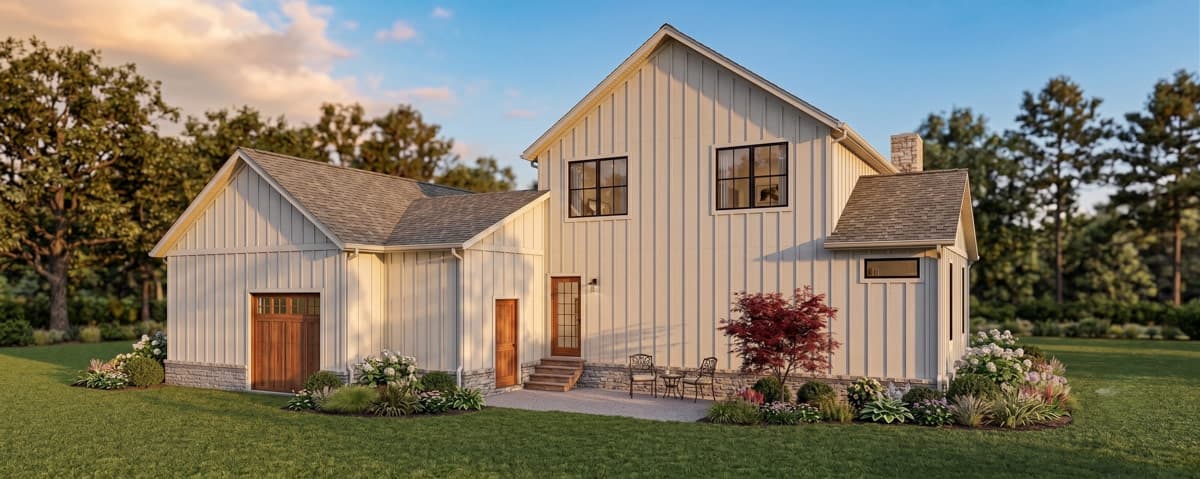 Plan 911078JVD: Country Farmhouse House Plan with 4 Bedrooms and Expansive Front Porch - Image #2 - Country, Farmhouse, Southern
