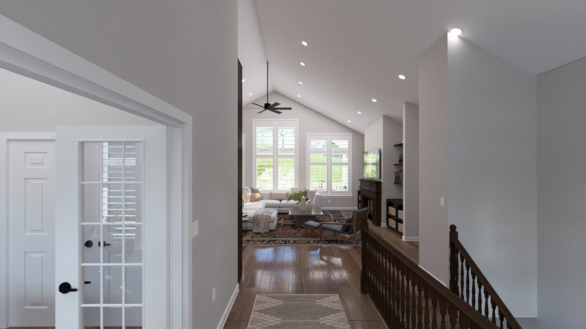 Plan 61764UT: Craftsman Ranch House Plan with 3 Bedrooms and 3-Car Garage - Image #7 - Craftsman, Ranch