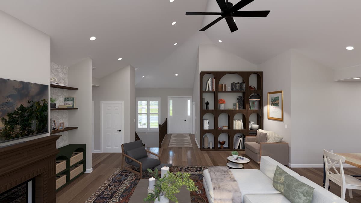 Plan 61764UT: Craftsman Ranch House Plan with 3 Bedrooms and 3-Car Garage - Image #13 - Craftsman, Ranch