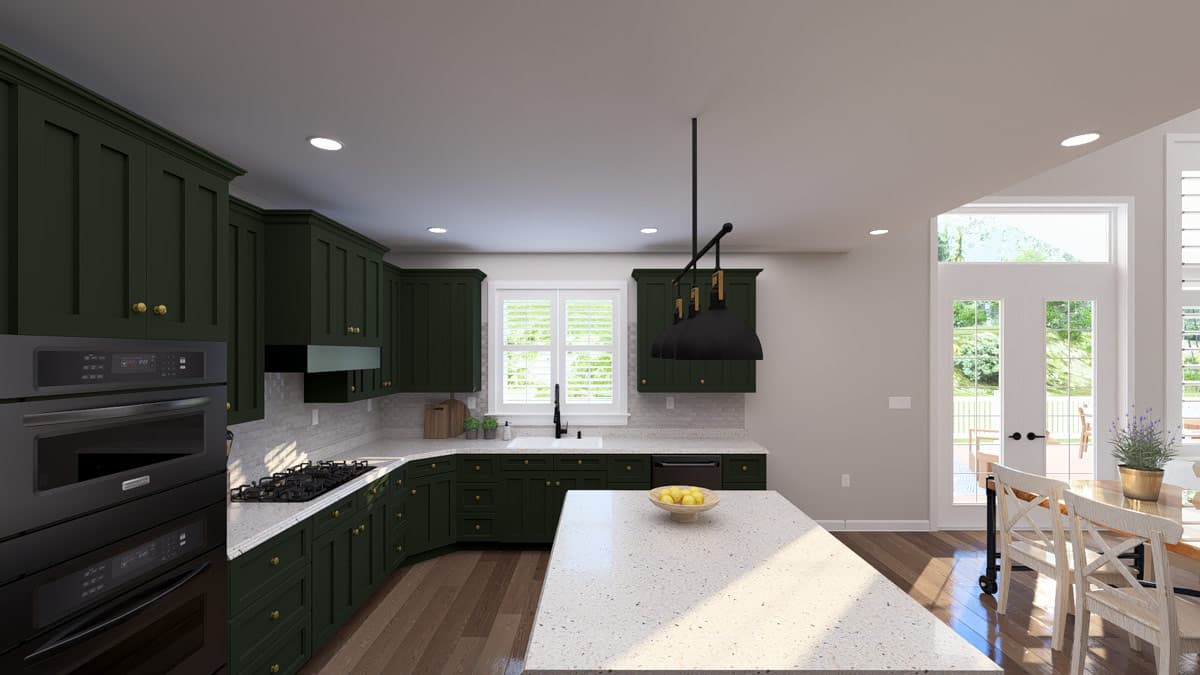Plan 61764UT: Craftsman Ranch House Plan with 3 Bedrooms and 3-Car Garage - Image #17 - Craftsman, Ranch