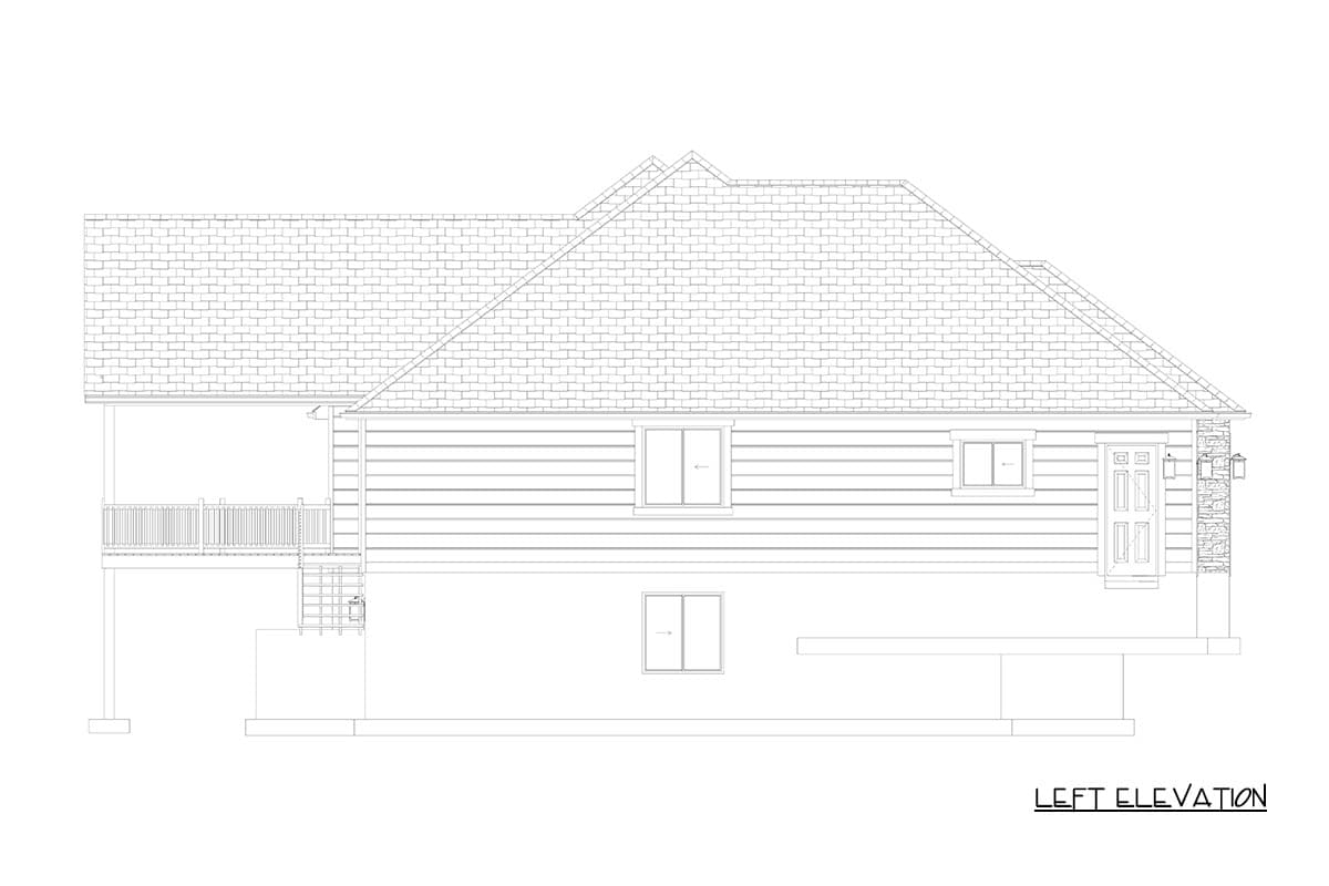 Plan 61764UT: Craftsman Ranch House Plan with 3 Bedrooms and 3-Car Garage - Image #27 - Craftsman, Ranch