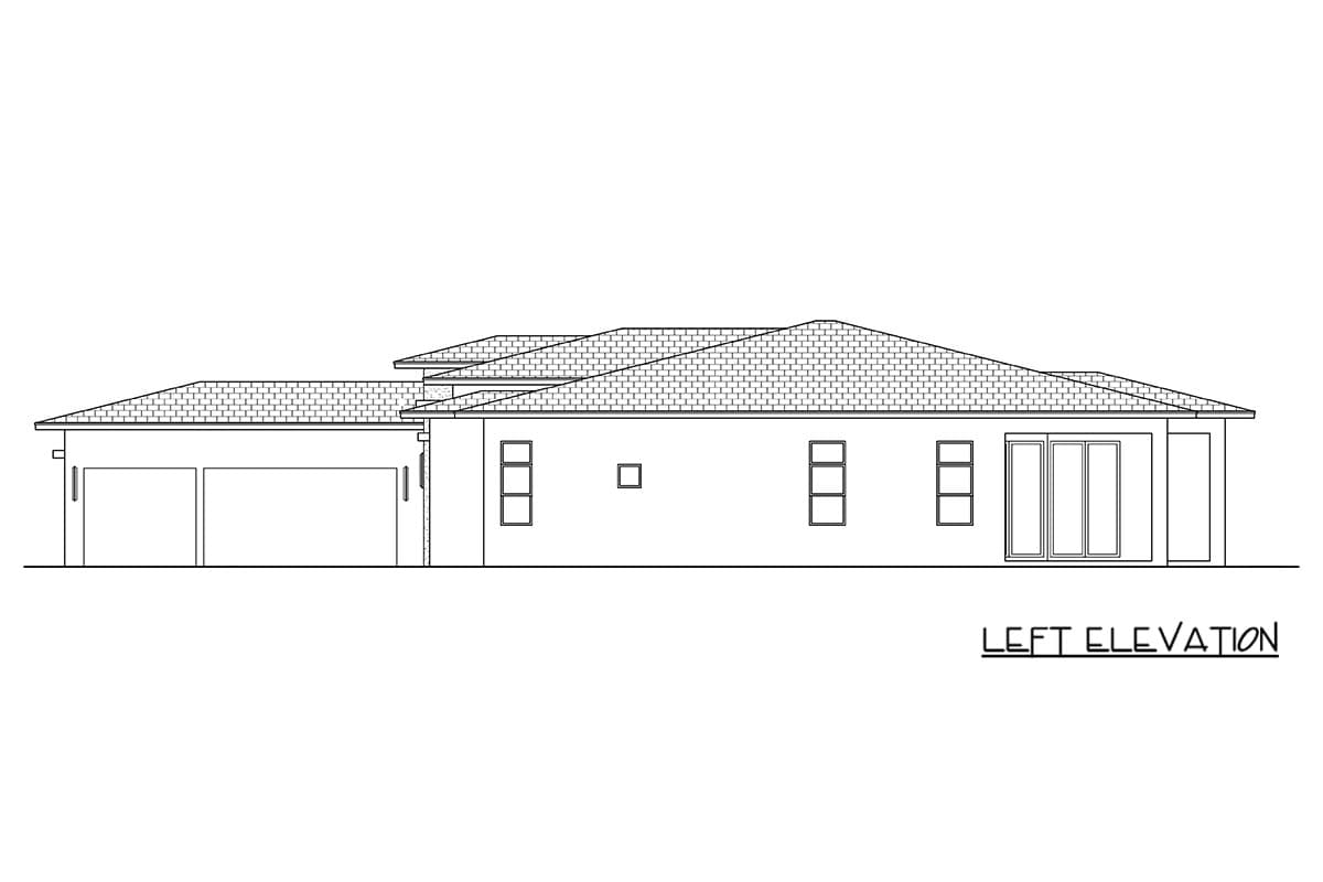 Plan 65777BS: Contemporary Florida-Style House Plan with Four Bedrooms and Courtyard Entry Garage - Image #3 - Coastal Contemporary, Contemporary, Florida-Style, Modern