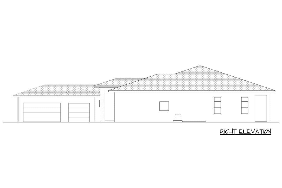 Plan 65779BS: Modern Four Bedroom House Plan with Expansive Lanai and Courtyard Entry - Image #2 - Coastal Contemporary, Modern
