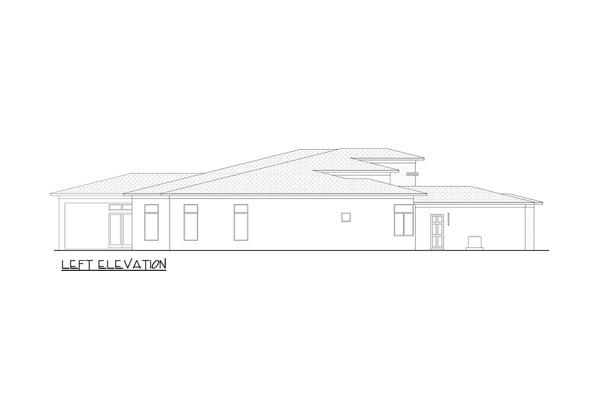 Plan 65786BS: Coastal Contemporary House Plan with 3 Bedrooms and 4-Car Garage - Image #4 - Coastal Contemporary, Contemporary, Florida-Style, Modern