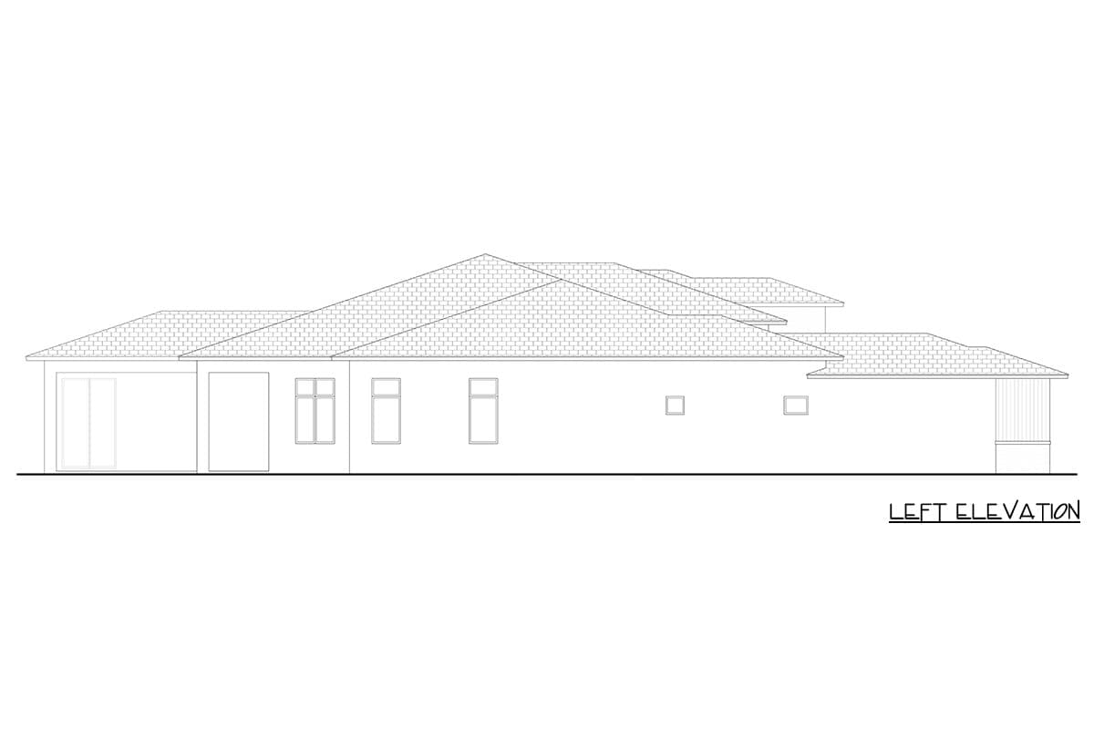Plan 65788BS: Coastal Contemporary House Plan with 3 Bedrooms and 4-Car Garage - Image #3 - Coastal Contemporary, Contemporary, Florida-Style, Modern
