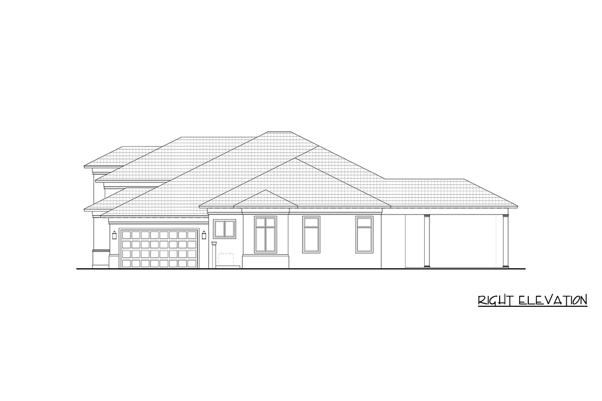 Plan 65790BS: Contemporary Florida Style House Plan with Five Bedrooms and Expansive Lanai - Image #6 - Contemporary, Florida-Style