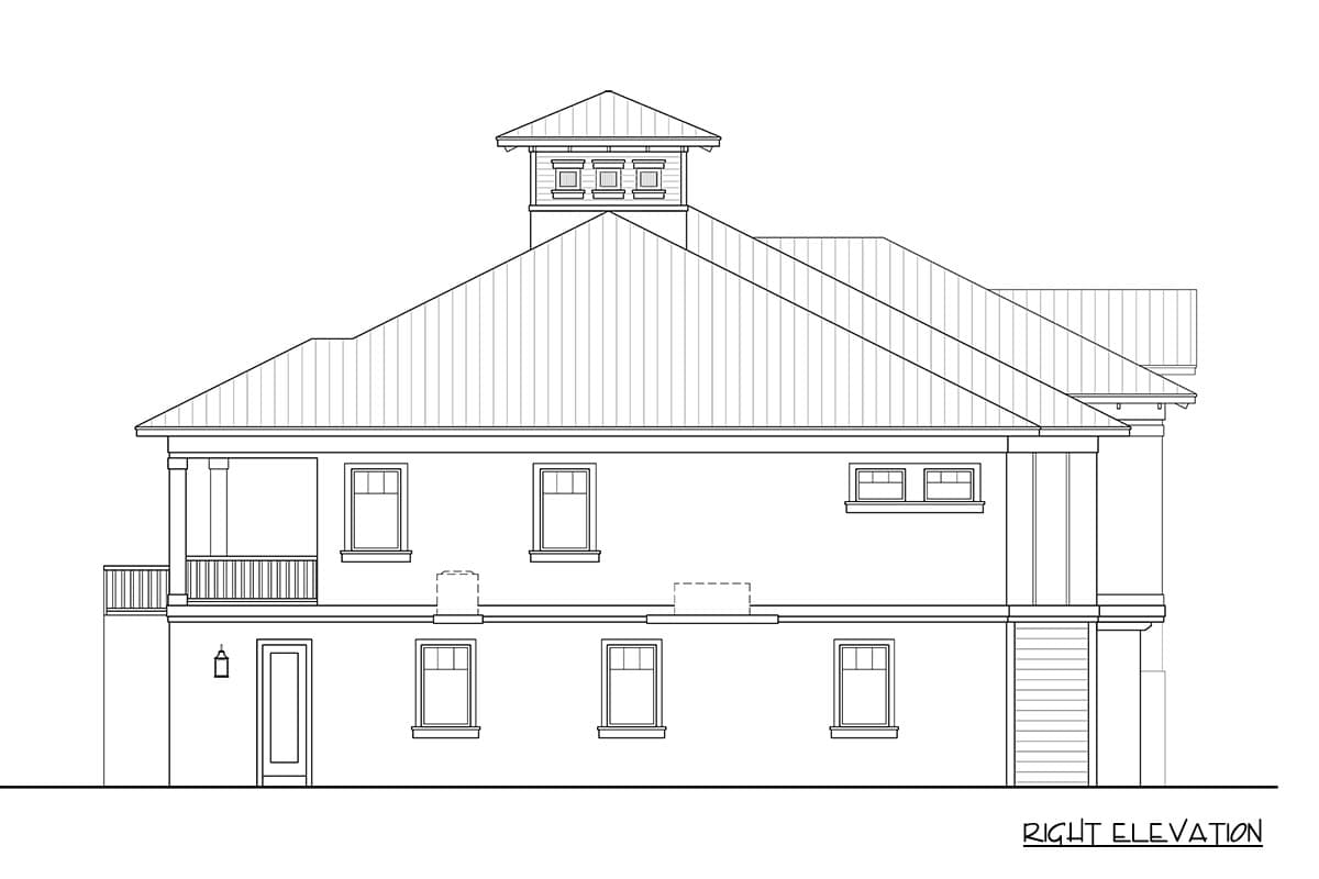 Plan 65792BS: Coastal Contemporary House Plan with Four Bedrooms and Drive Under Garage - Image #5 - Coastal, Coastal Contemporary, Florida-Style