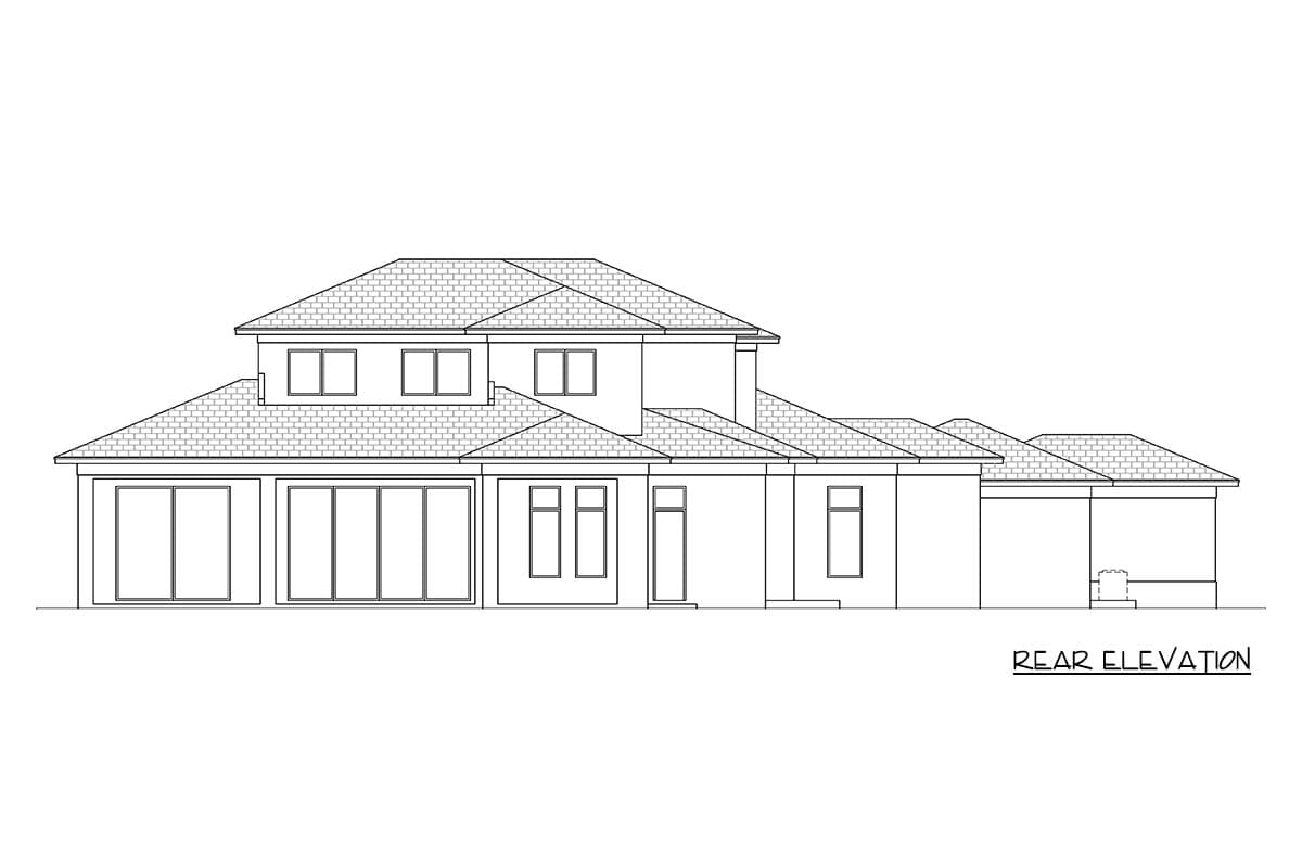Plan 65793BS: Luxurious Five Bedroom Modern Estate House Plan with Courtyard Entry - Image #5